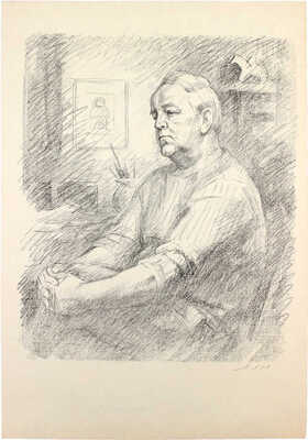 Лянглебен Моисей Вольфович. Портрет искусствоведа В. Костина